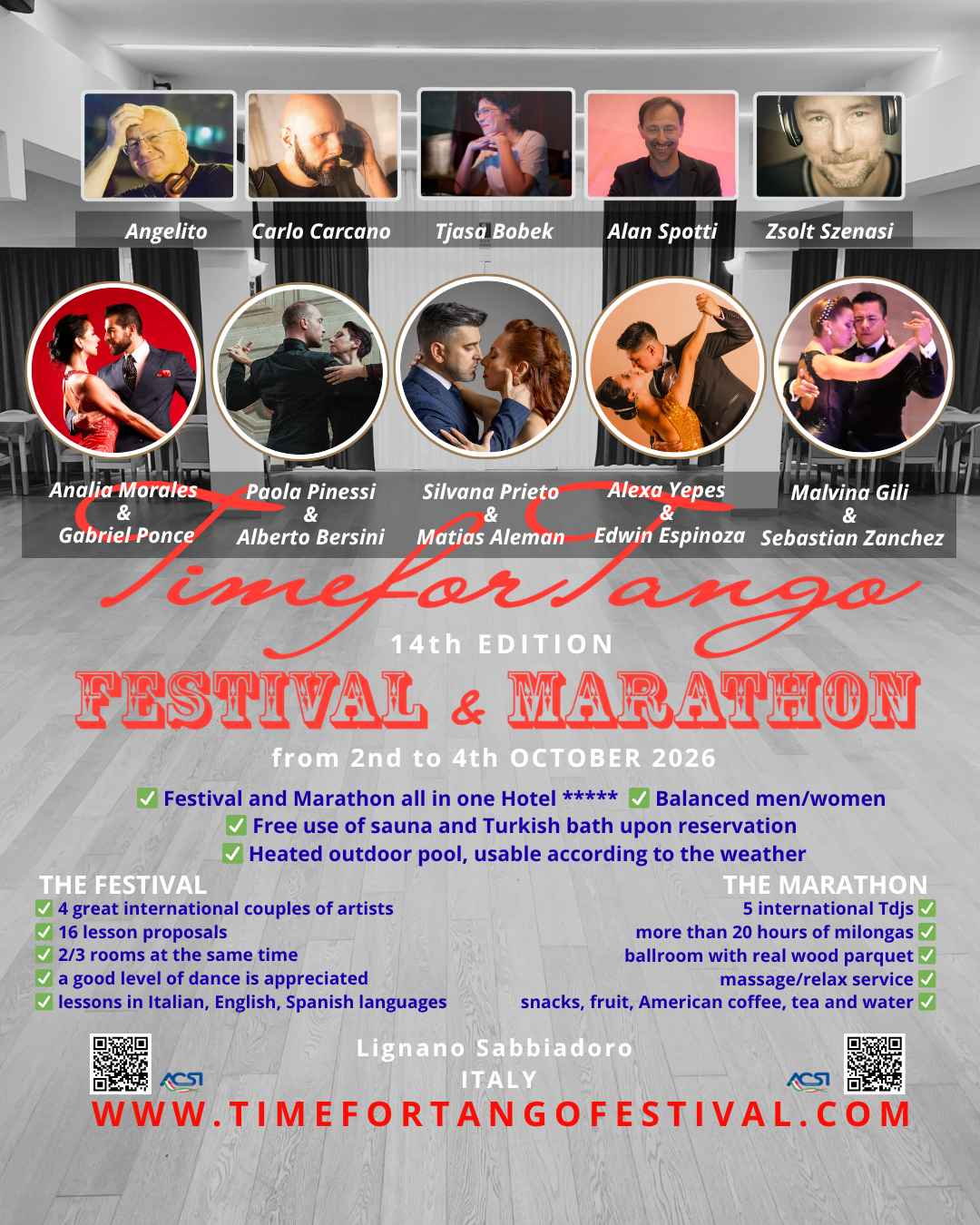 Timefortango Festival&marathon 2026 - 14° edizione