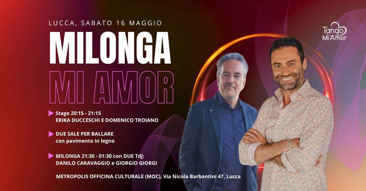 Milonga Mi Amor - Due Sale e Due Tdj ⭐⭐⭐⭐⭐