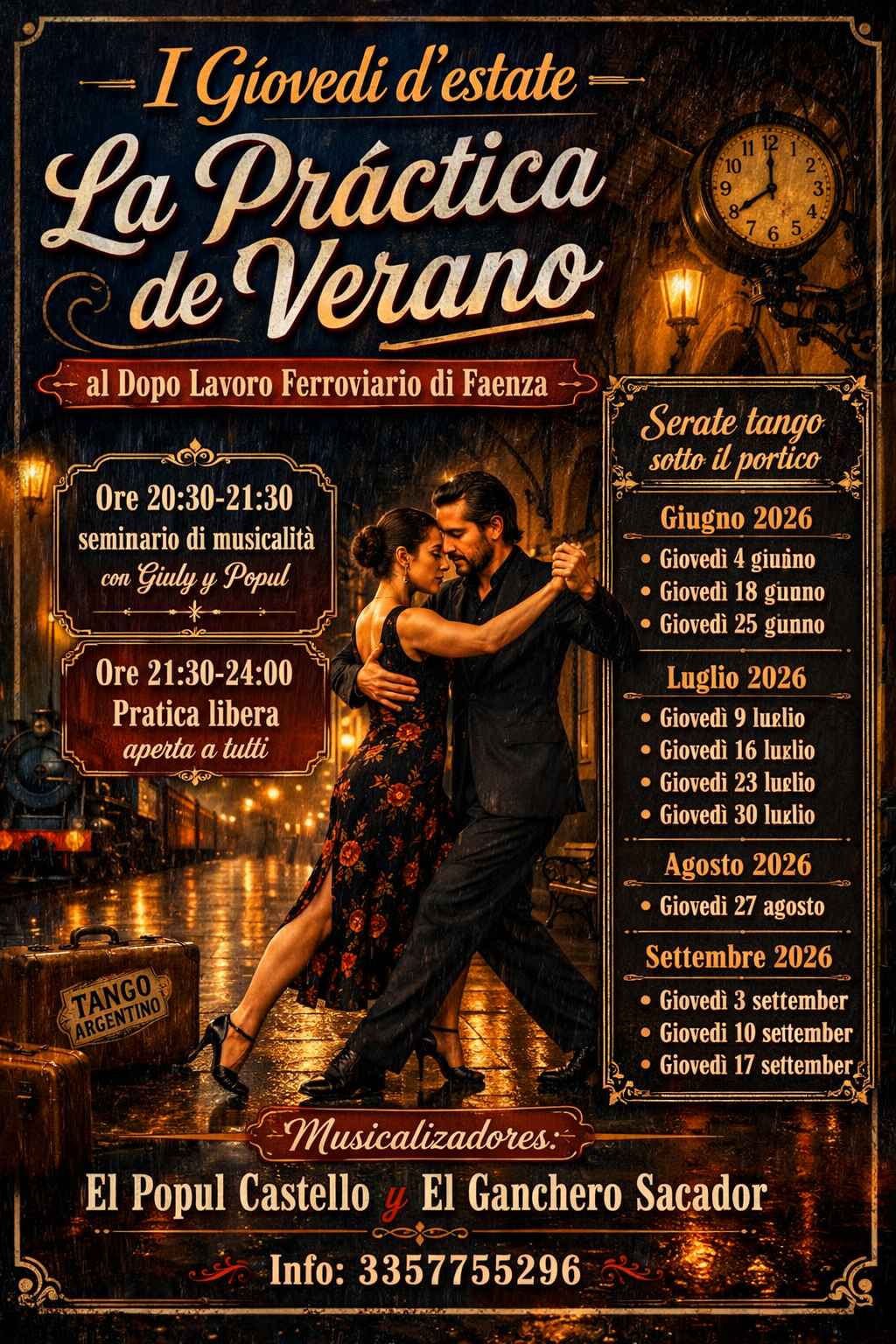 Práctica de Verano al Dopo Lavoro Ferroviario di faenza