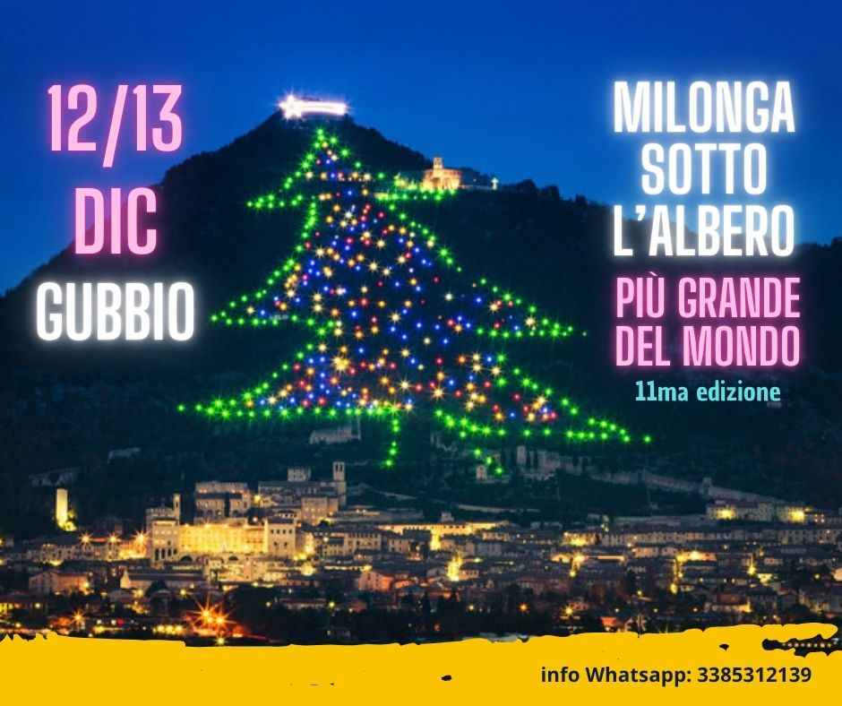 Milonga sotto L'albero più grande del mondo - Tango Weekend a Gubbio