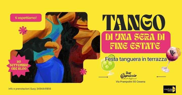 Tango di una sera di fine estate - Festa tanguera in Terrazza! Stage, Apericena e Pratica