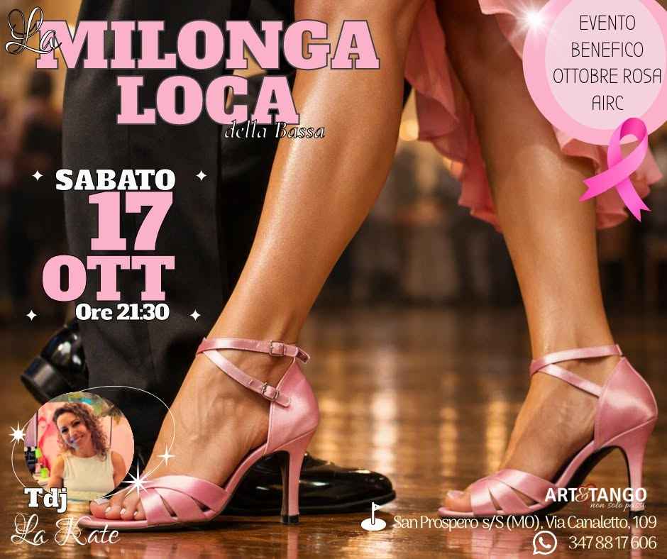 La Milonga Loca di Beneficenza - Ottobre Rosa