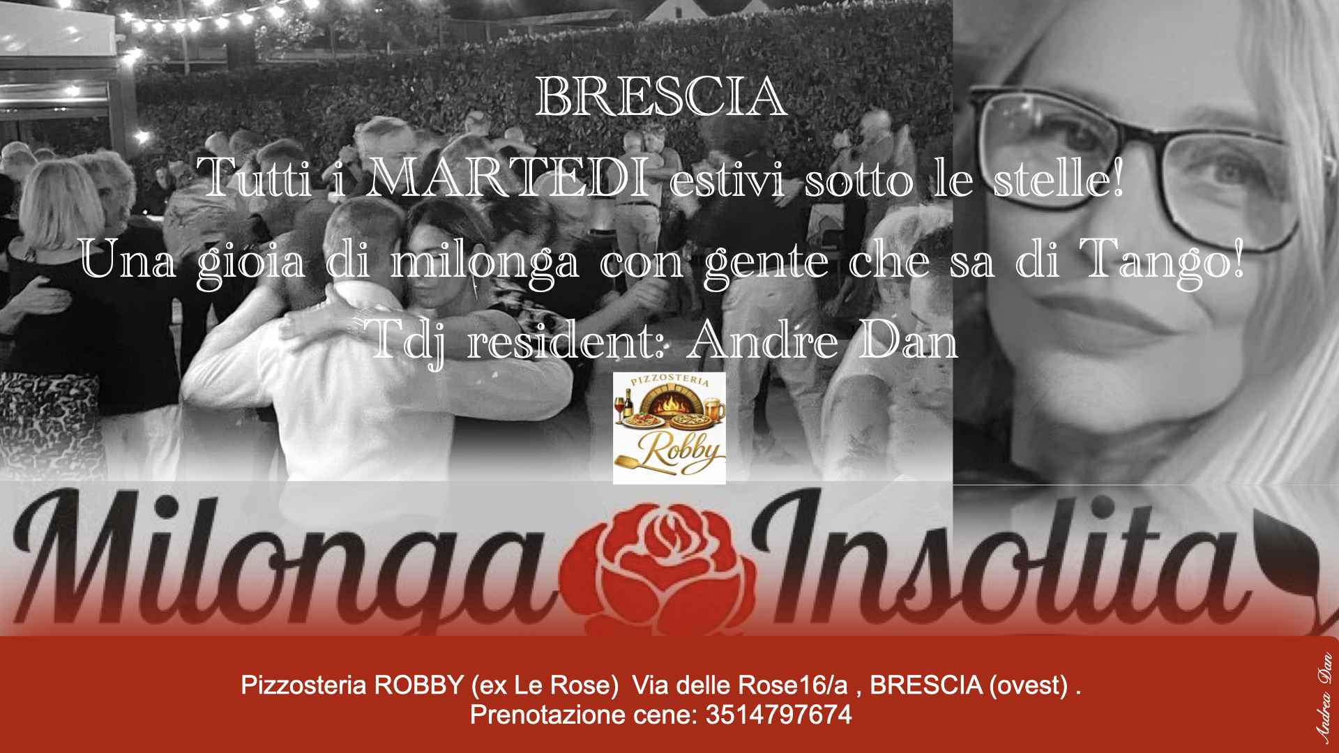 Milonga Insolita estiva di martedi - Andre Dan Tdj