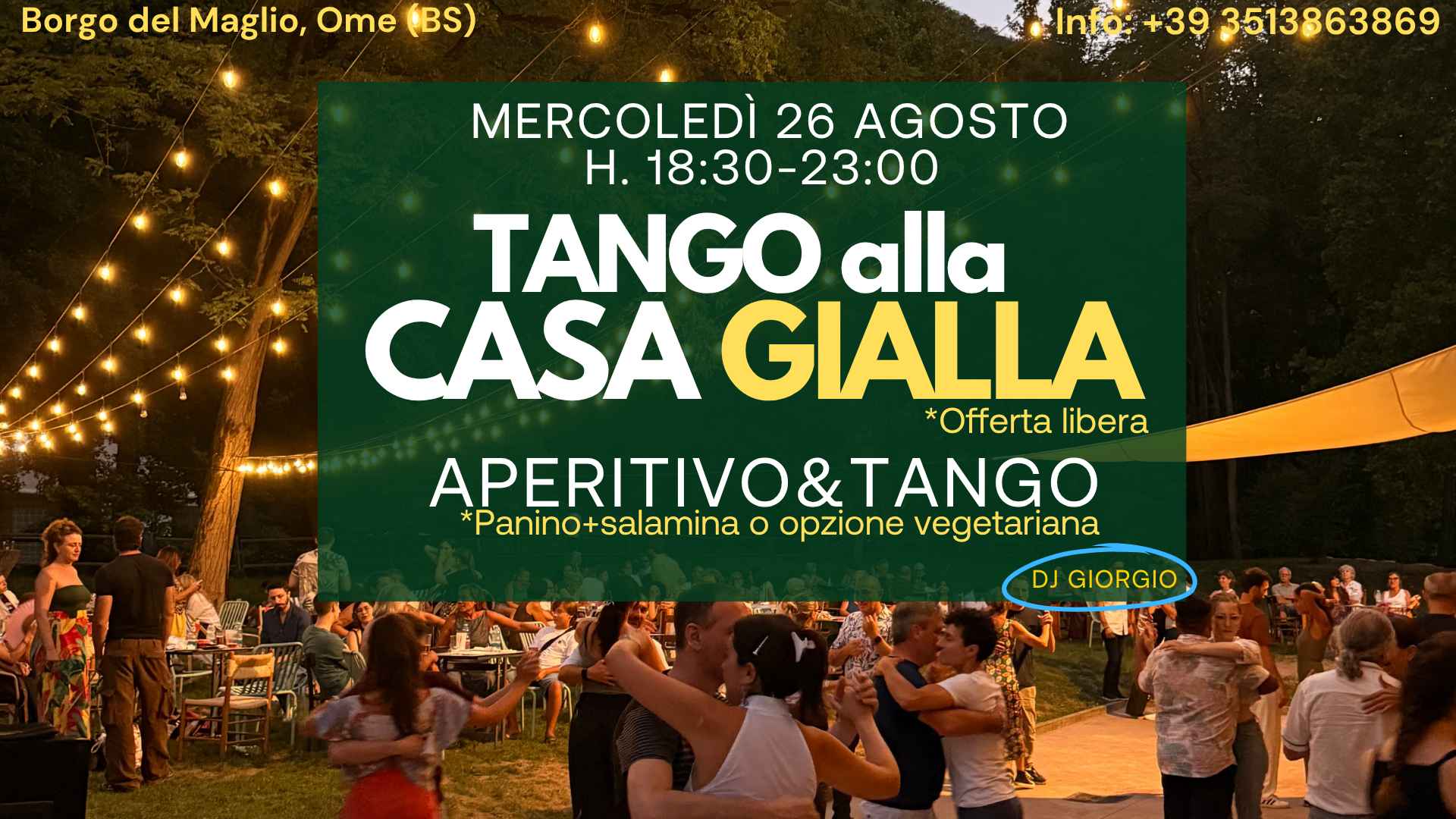 Milonga in Casa Gialla