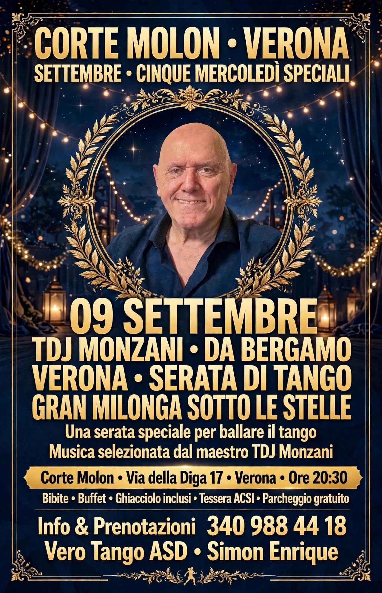 Gran Milonga Sotto Le Stelle Corte Molon Tdj Monzani Giorgio da Bergamo
