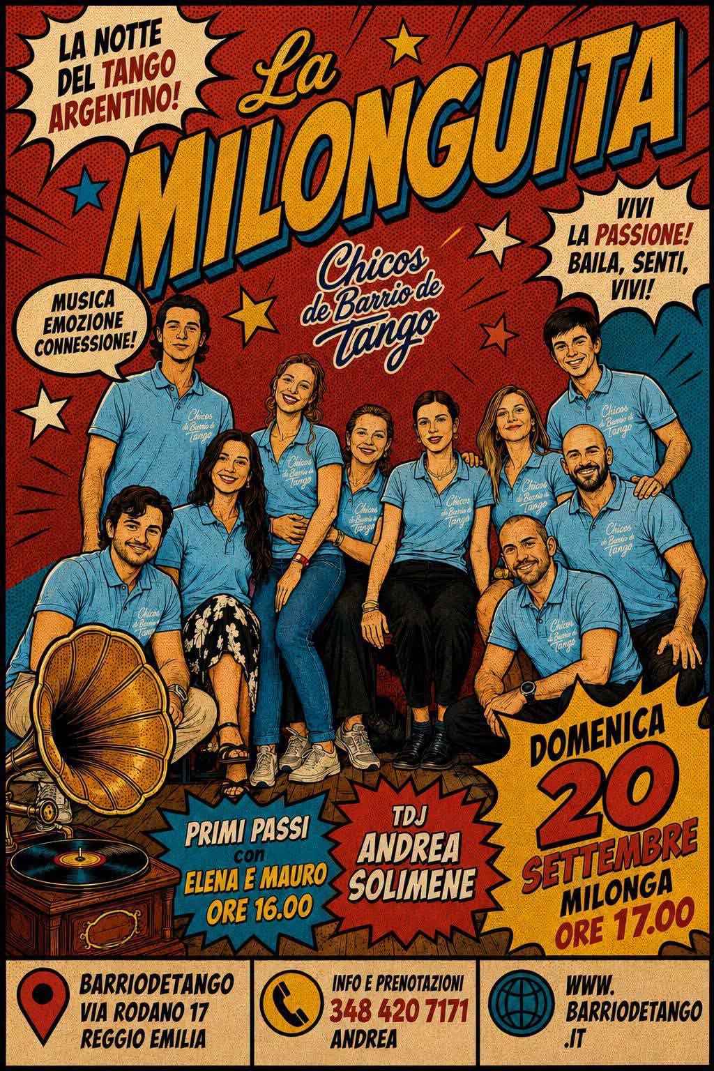 Milonguita coi Chicos De Barrio De Tango