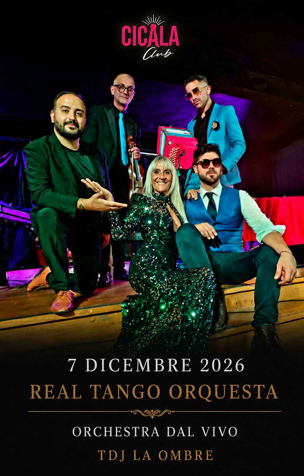 Real Tango Orquesta al Cicala Club - Tdj La Ombre