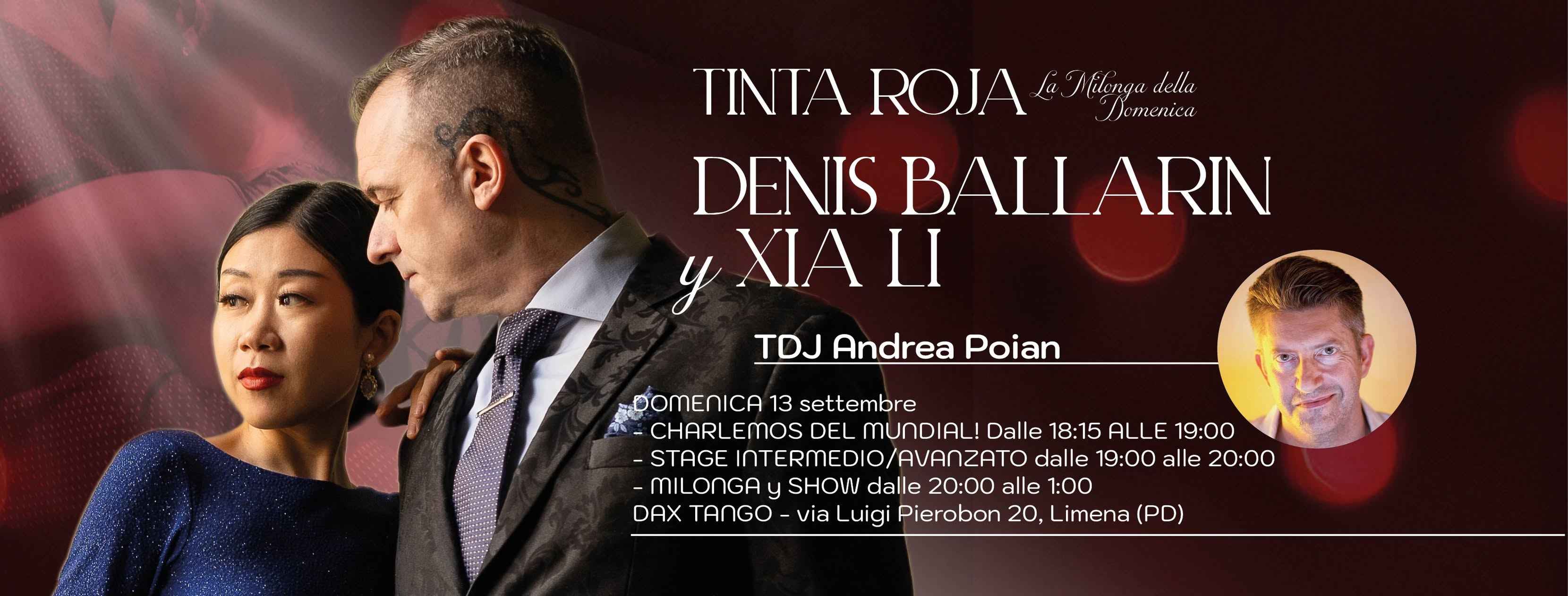 Milonga Tinta Roja - Tdj Poian - Charla, Lezione, Show e pizza