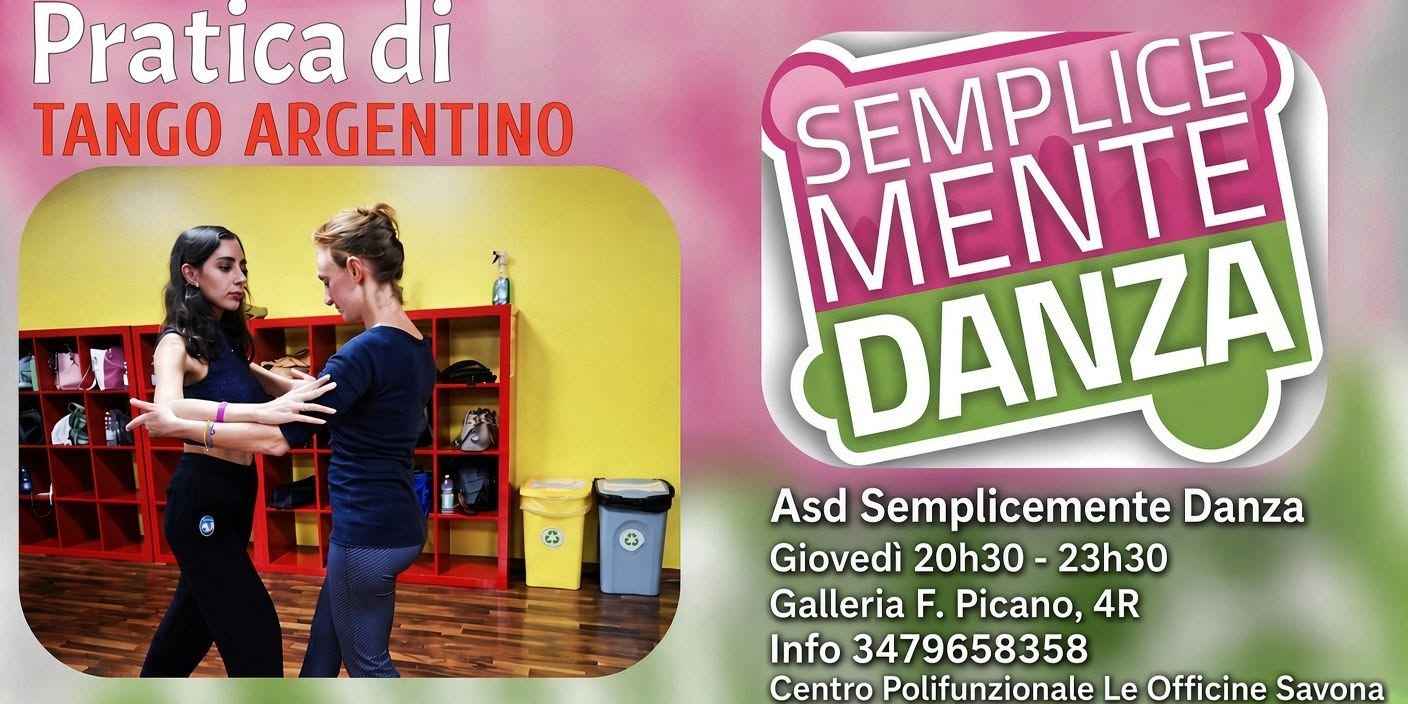 Pratica libera di Tango Argentino♥ Prova libera 20h30 - 23h30 Giovedì