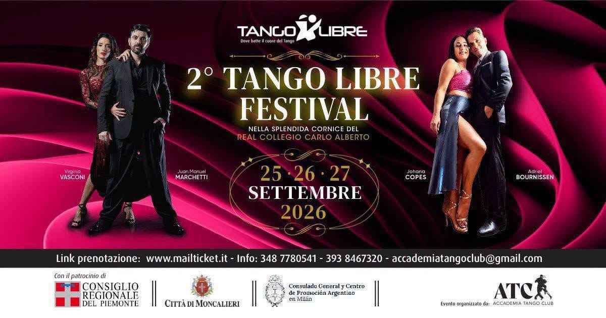 Tango Libre Festival – Moncalieri (Torino)l’abbraccio che ci unisce