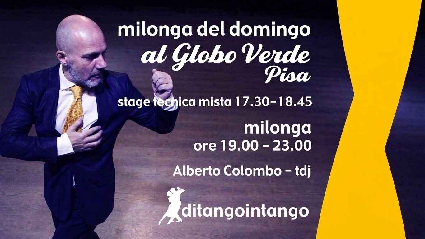 Stage + Milonga del Domingo al Globo Verde – Alberto Colombo Tdj