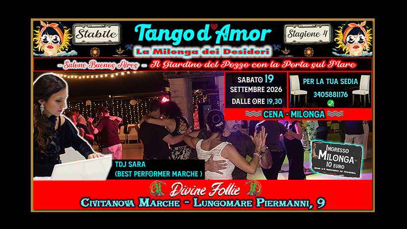 Tango D'amor - La Milonga dei Desideri a Civitanova Marche