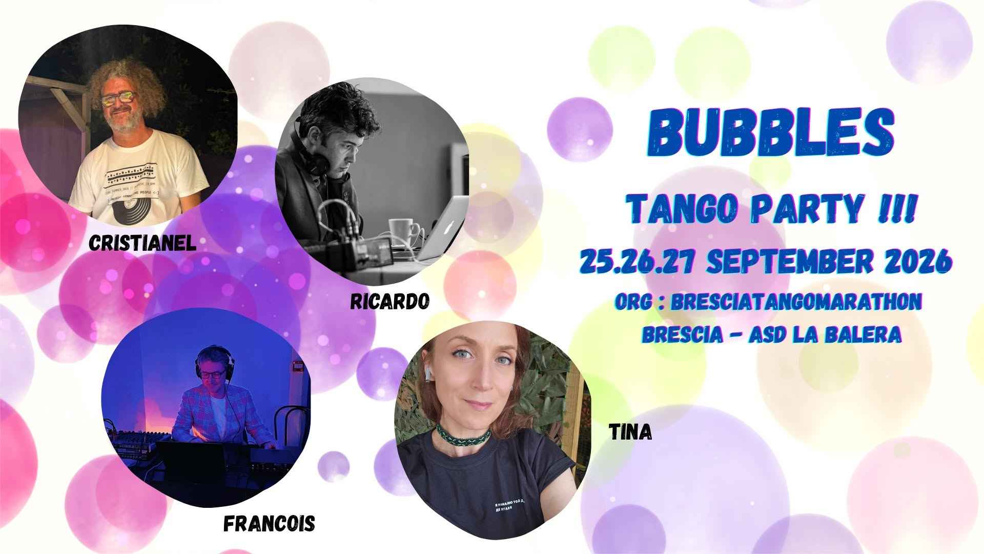 Bubbles Tango Party !!! - Cristianel dj - serata aperta a tutti