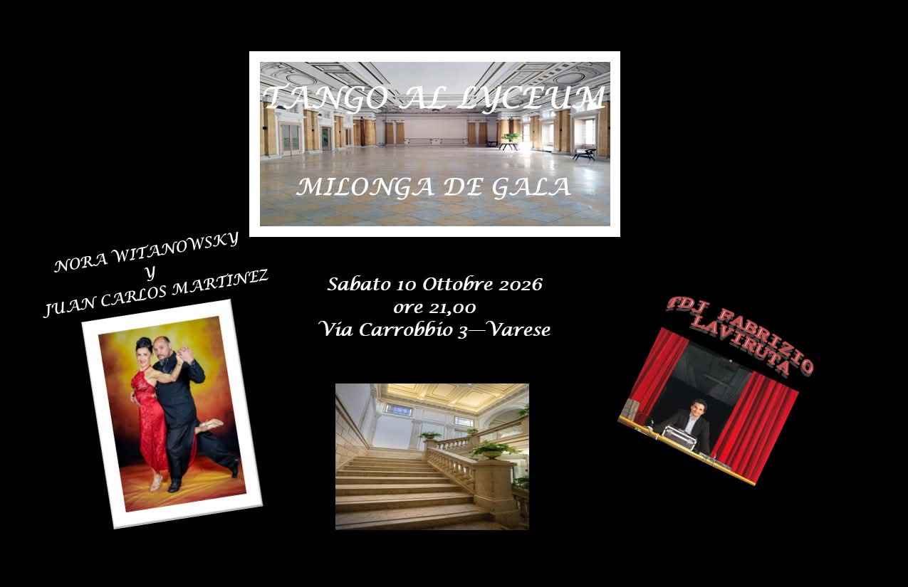 Live Show E Milonga Con Nora Witanowsky Y Juan Carlos Martinez