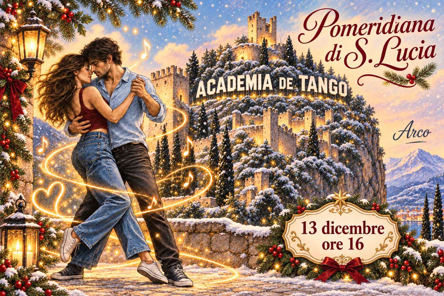 Pomeridiana di S.lucia all'academia Tdj Graziano Paissan