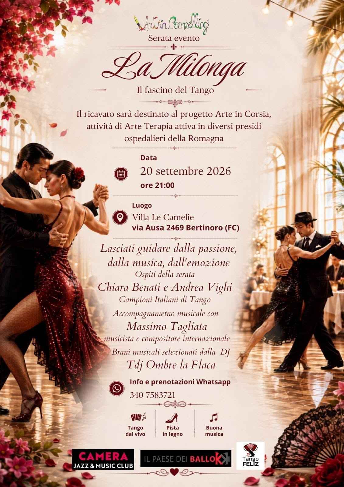 Milonga Solidale con concerto di Massimo Tagliata