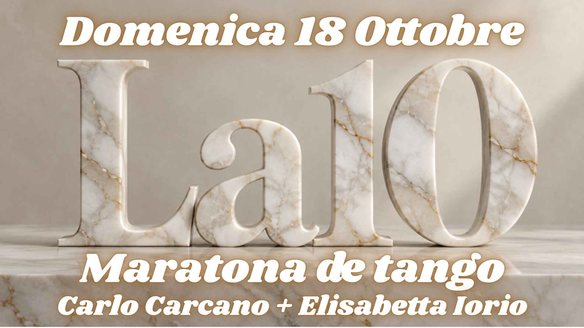 La10, Maratona de Tango! Tdj Carlo Carcano + Elisabetta Iorio!