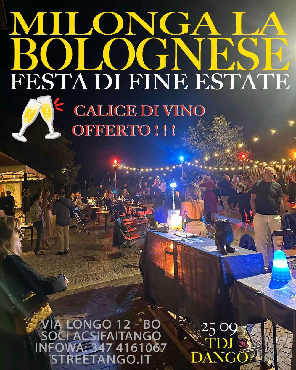 Festa di fine Estate a La Bolognese - Tdj Dango
