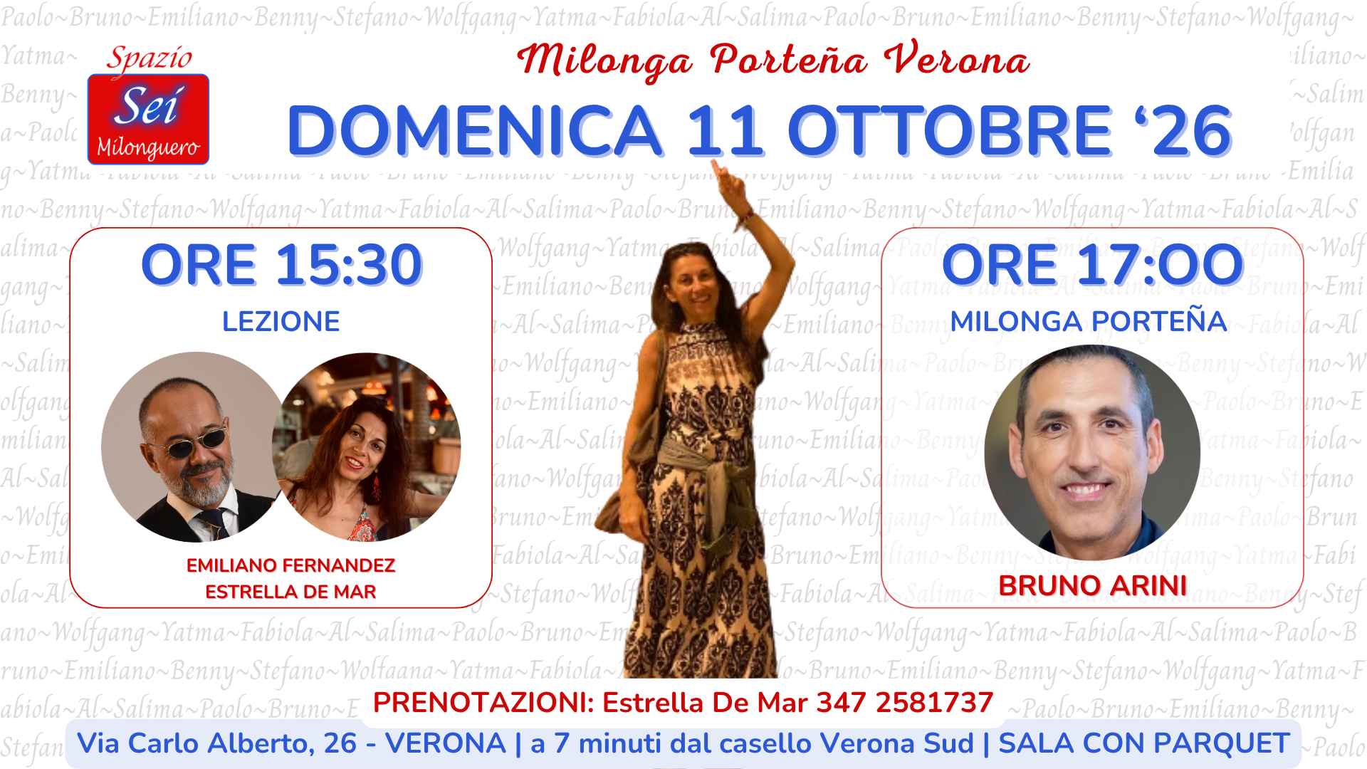 Spazio Sei Milonguero - Milonga con Dj Bruno Arini
