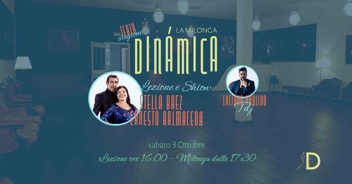 Dinámica - Lezione e Show Ernesto Balmaceda e Stella Baez - TDJ Luciano Paulino