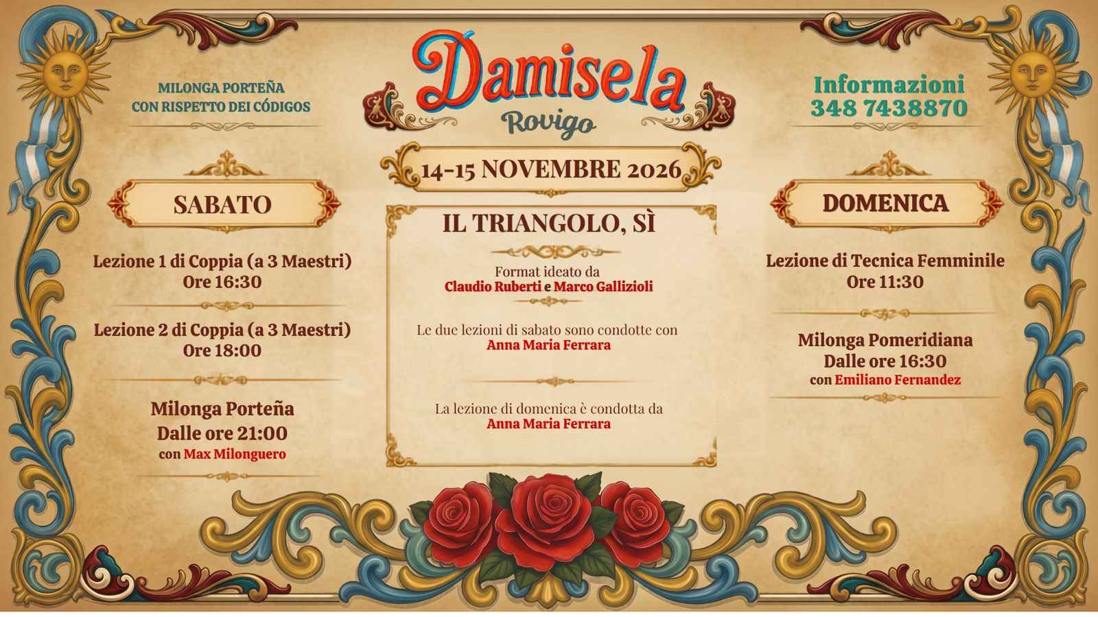 Weekend PorteÑo - "il Triangolo, SÌ!"