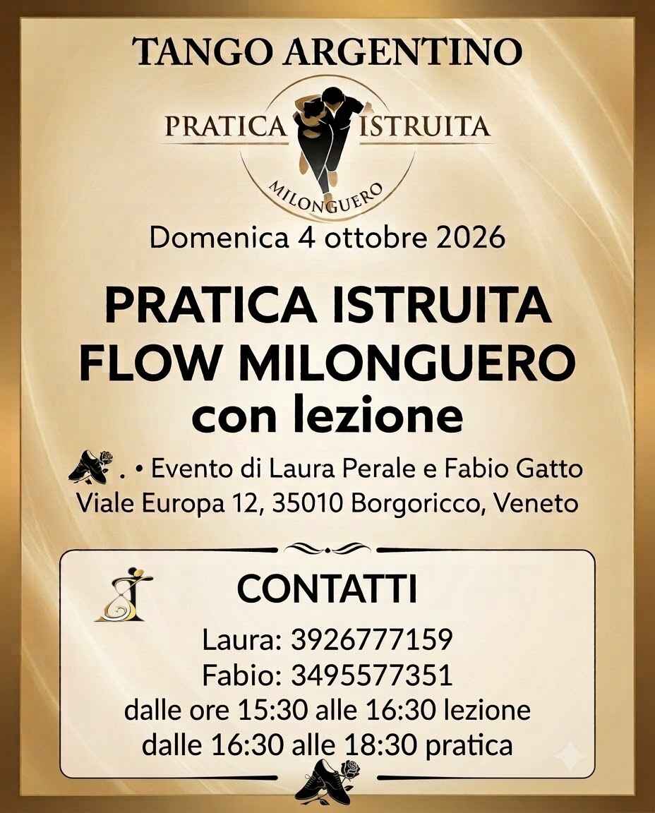 Flow milonguero - pratica istruita con lezione