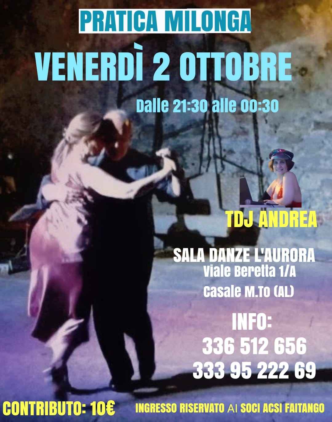 Pratica -milonga A Casale Monferrato