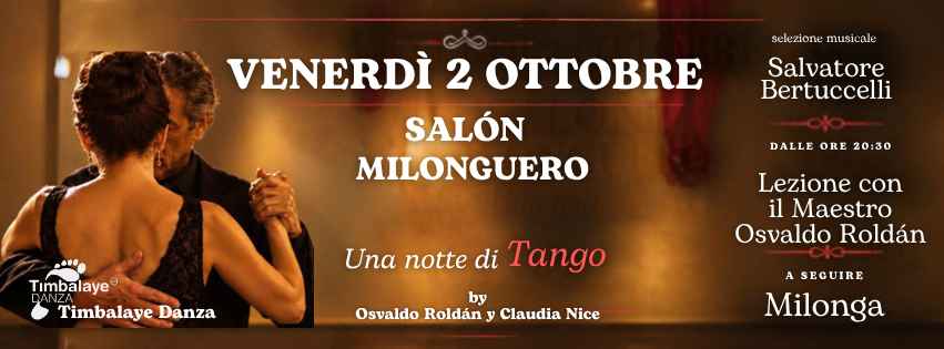 Salon Milonguero lezione con Roldan musica Bertuccelli