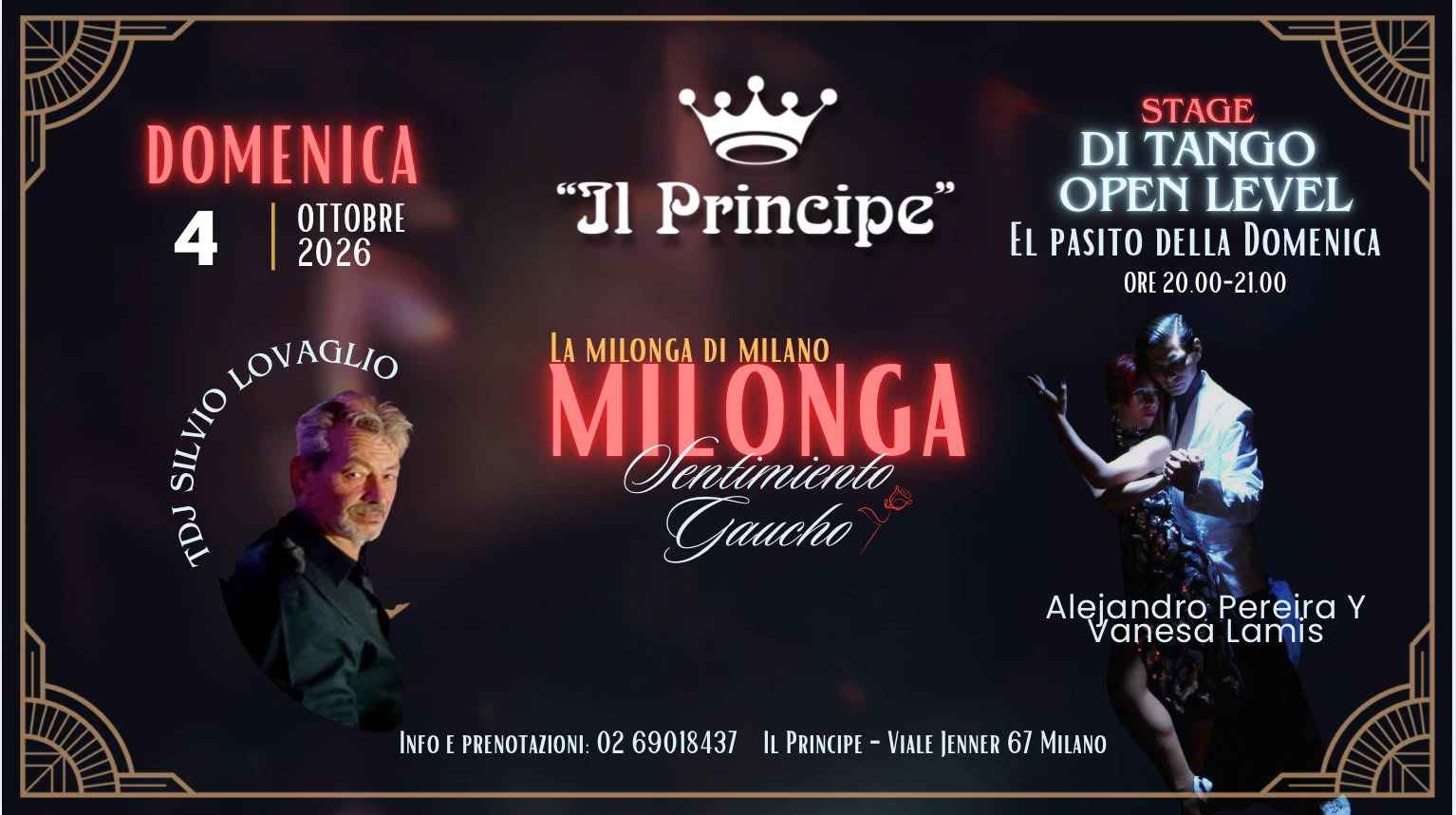 Il Principe - Milonga Sentimiento Gaucho - Stage Pereira y Lamis - Tdj Lovaglio