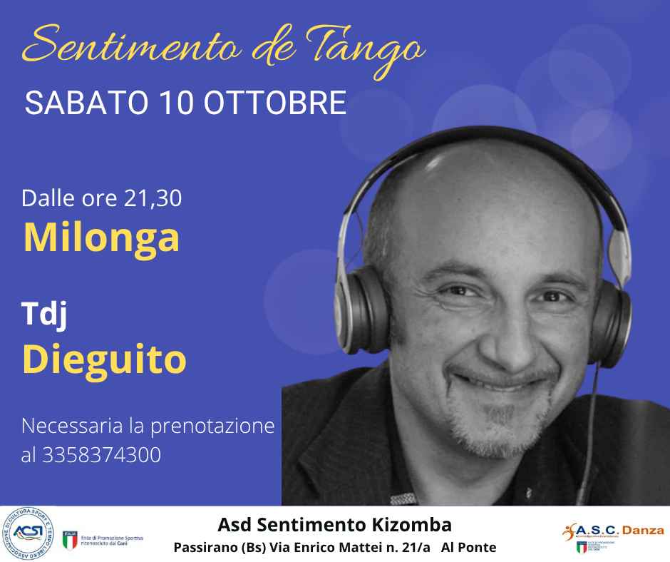 Milonga Sentimento De Tango con Tdj Dieguito