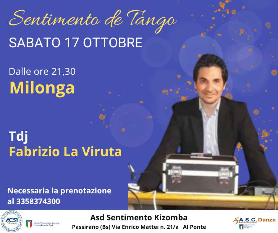 Milonga Sentimento De Tango con Tdj Dieguito