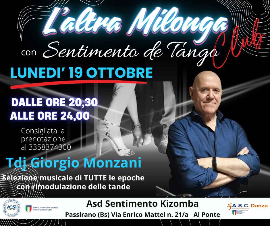 L'altra Milonga Club Con Sentimento De Tango Tdj Giorgio Monzani