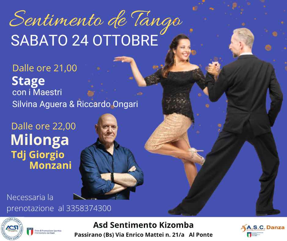 Milonga Sentimento De Tango con Tdj Giorgio Monzani