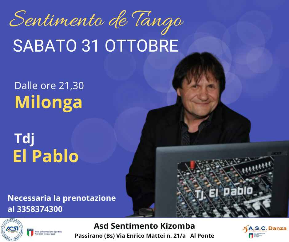Milonga Sentimento De Tango con Tdj El Pablo