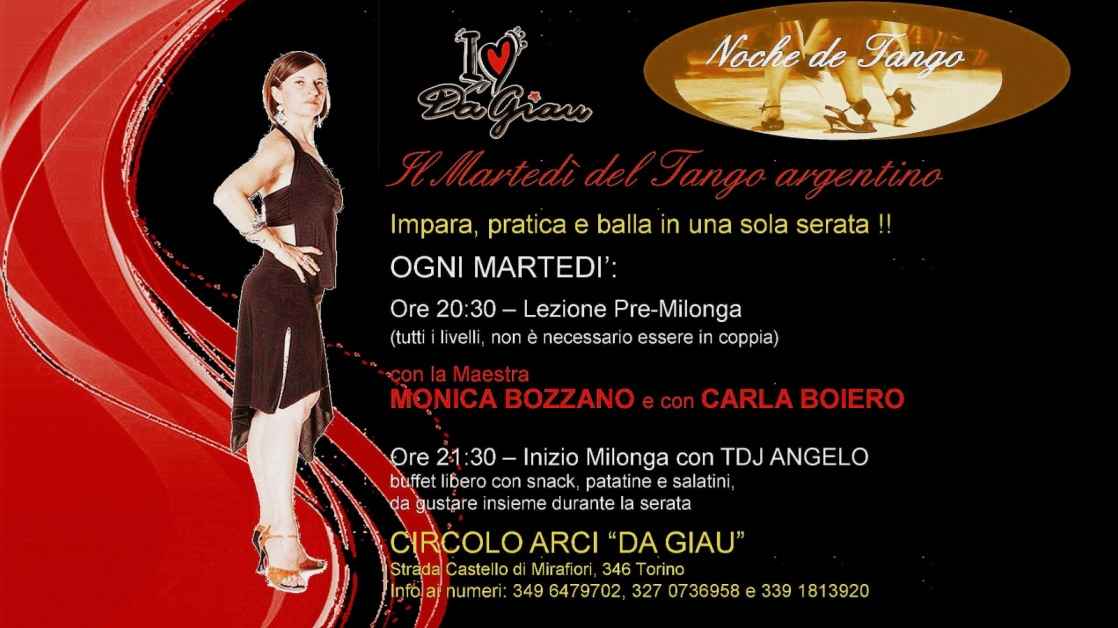 Noche de Tango al Da Giau - Il Martedì del Tango Argentino a Torino - Impara, pratica e balla !!