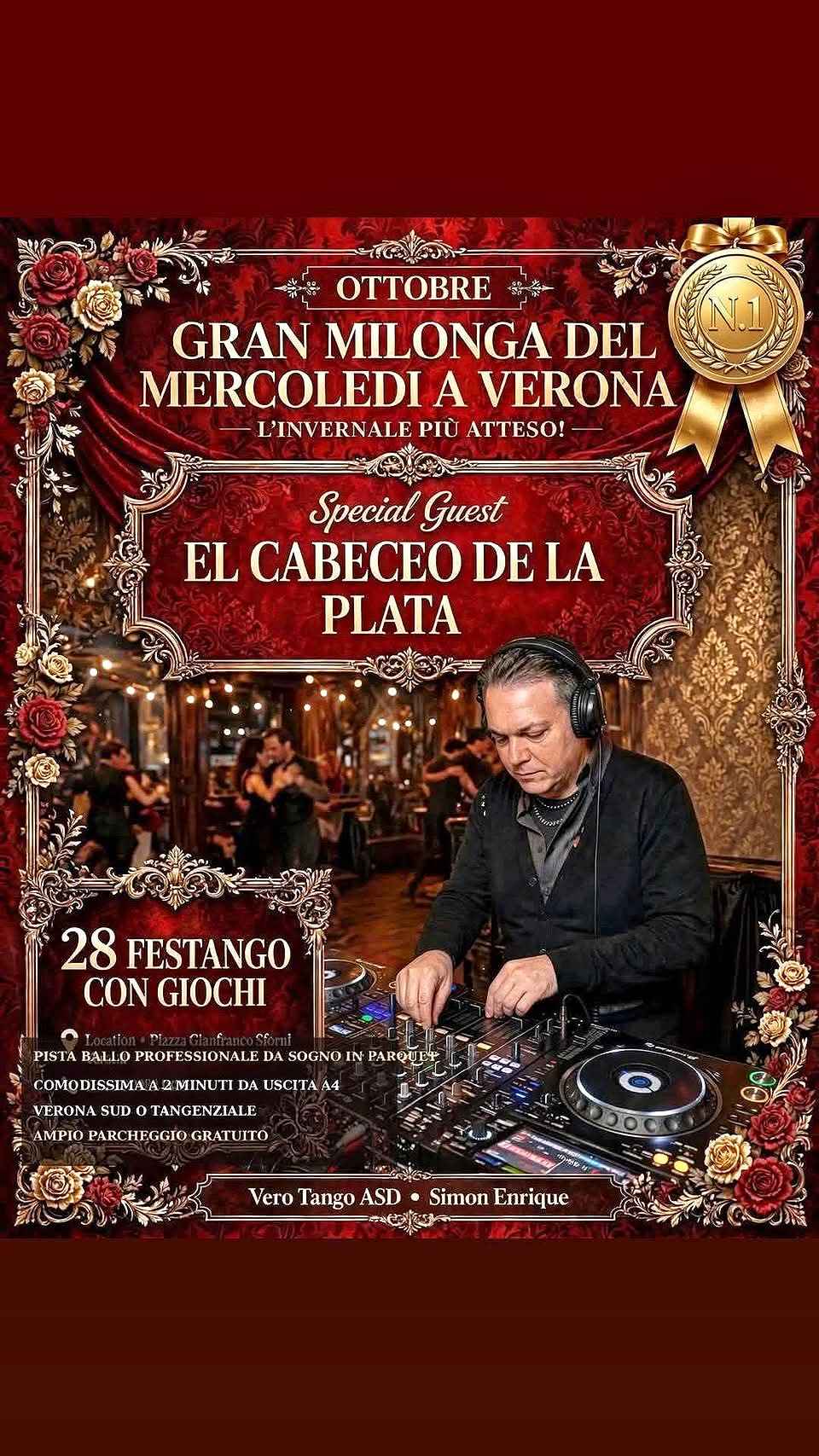 Gran Milonga del mercoledì a Verona Tdj El Cabeceo De La Plata "festango "
