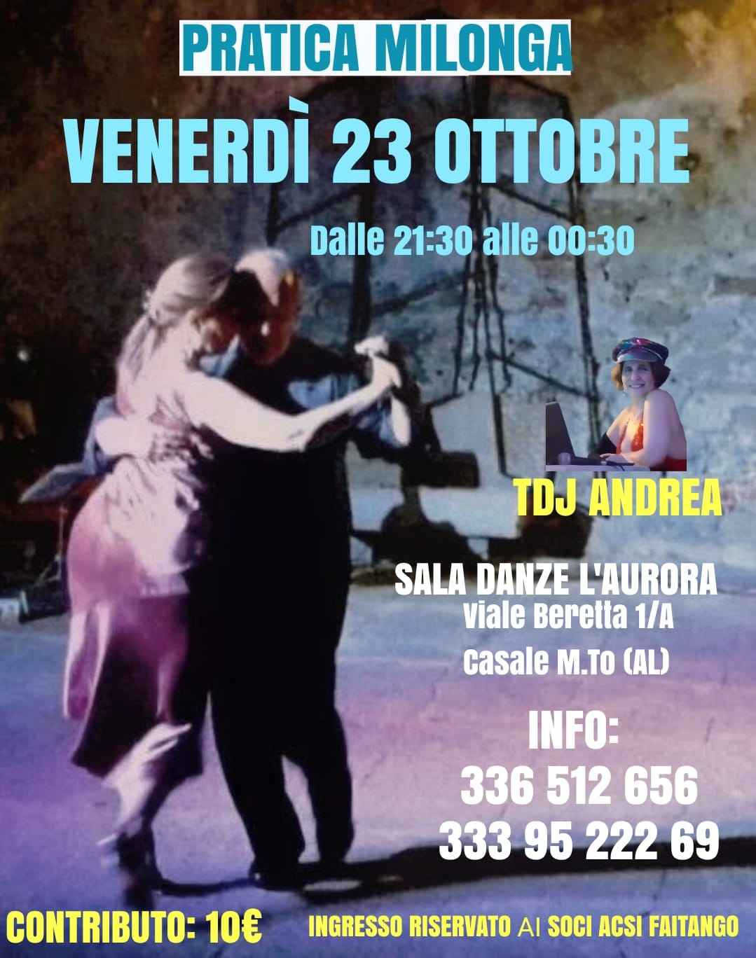 Pratica -milonga A Casale Monferrato