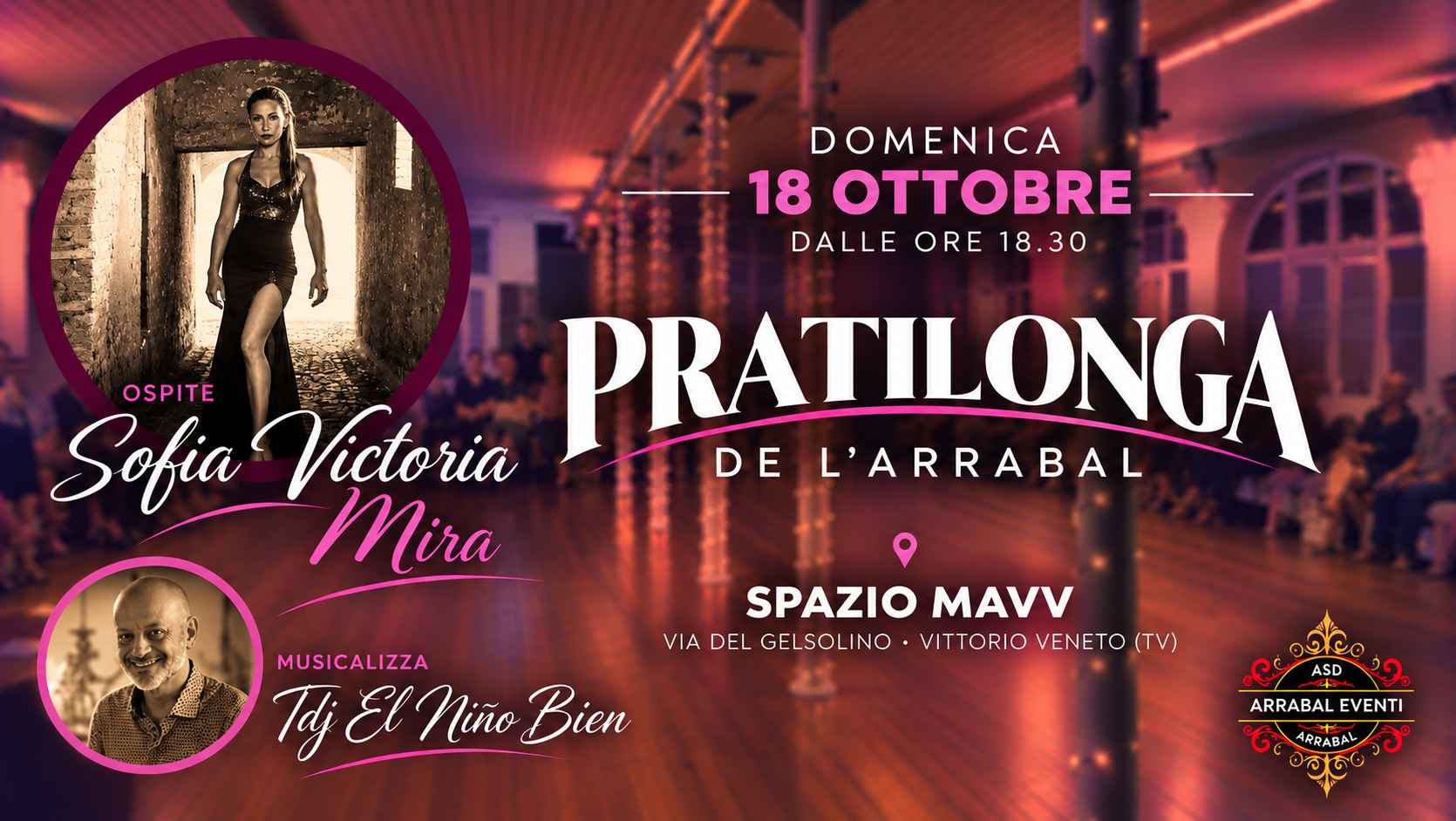 Pratilonga de L'arrabal - Esibizione dei Maestri Paola Pinessi e Alberto Bersini + Workshop