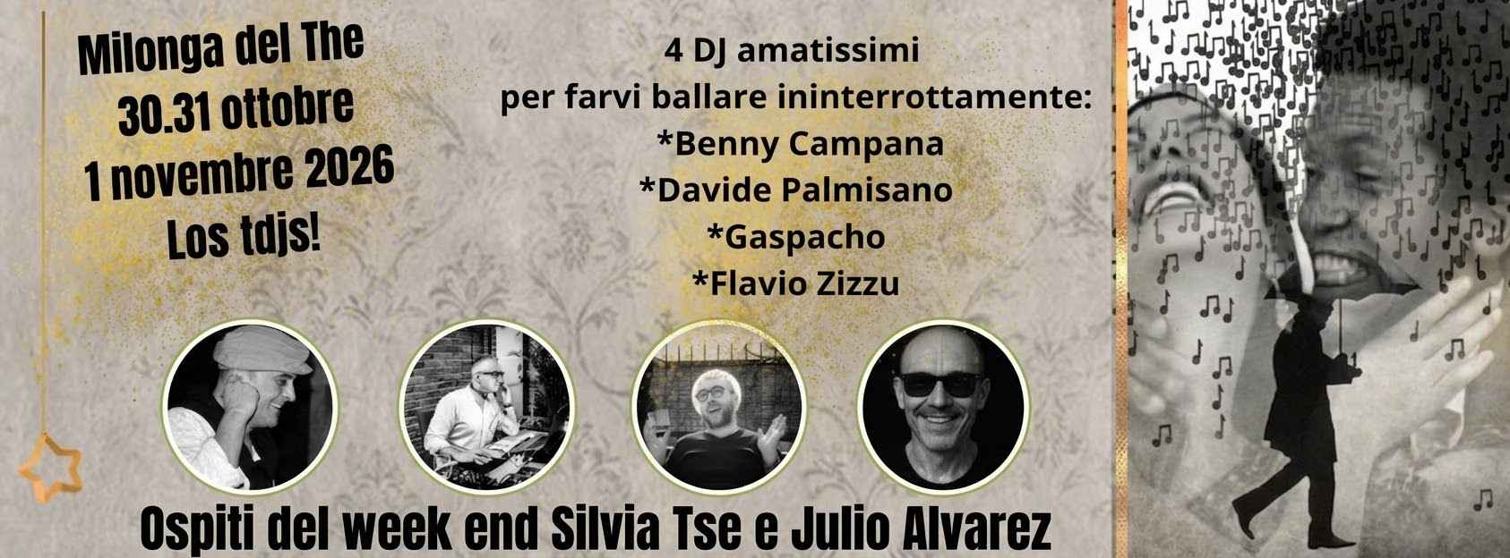 Mdt Genova -milonga del The - Edición Especial con Silvina Tse & Julio Alvarez