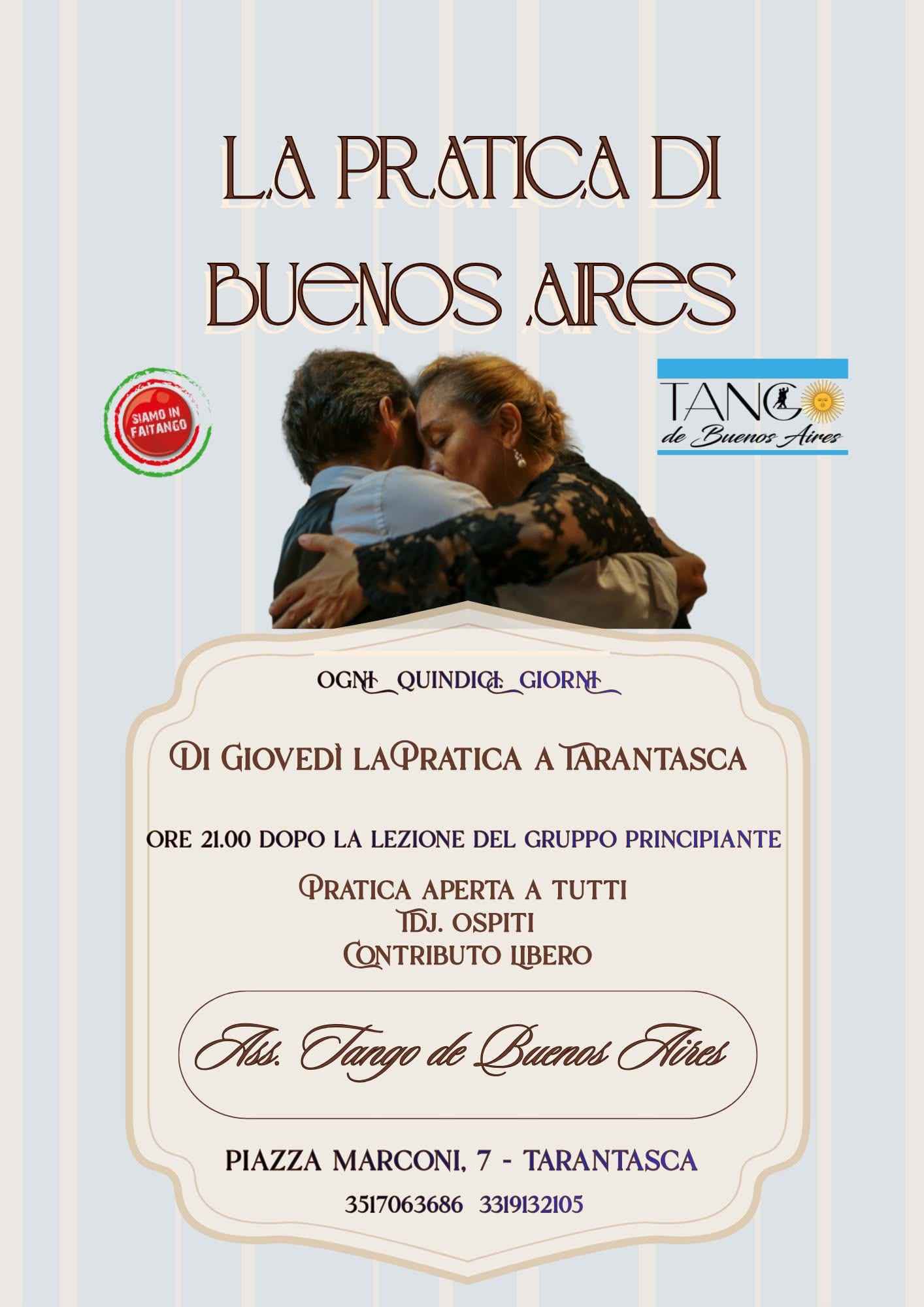 La Pratica di Buenos Aires (di giovedì)