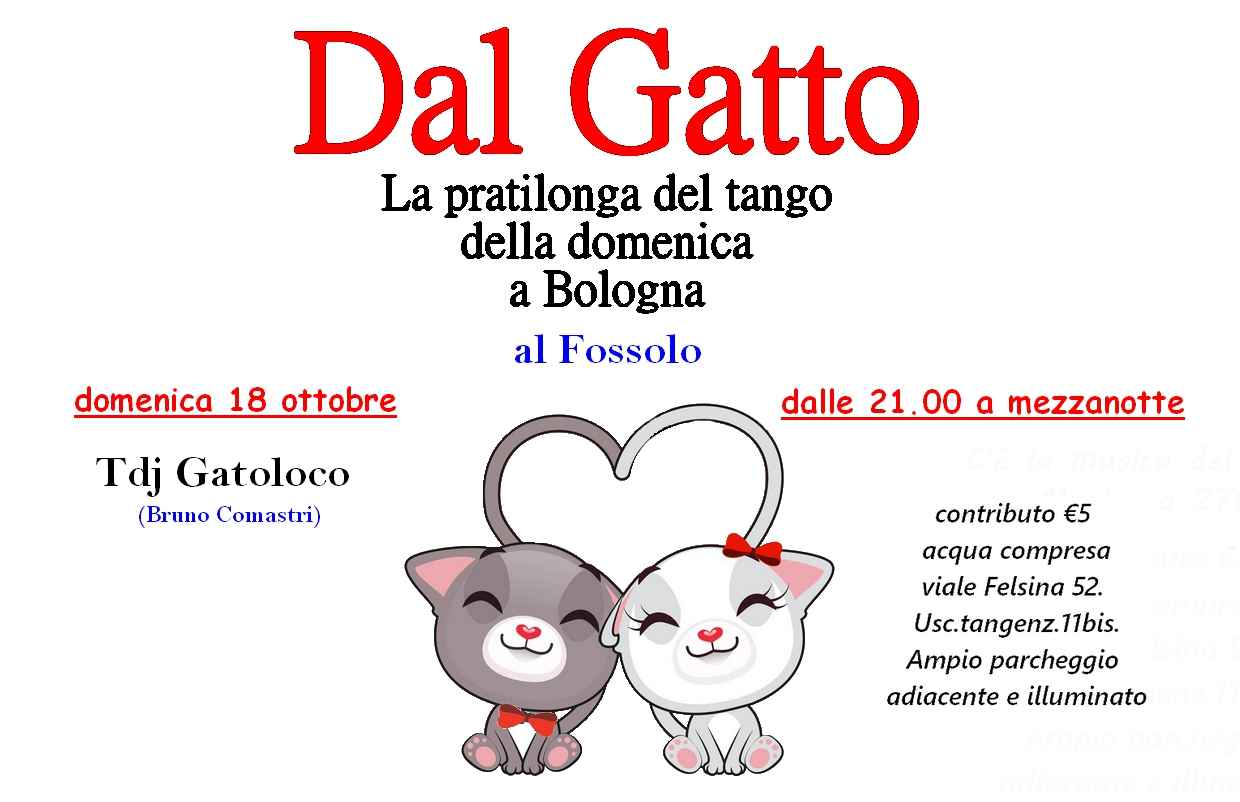 Dal Gatto, la Pratilonga della domenica. Tdj Gatoloco