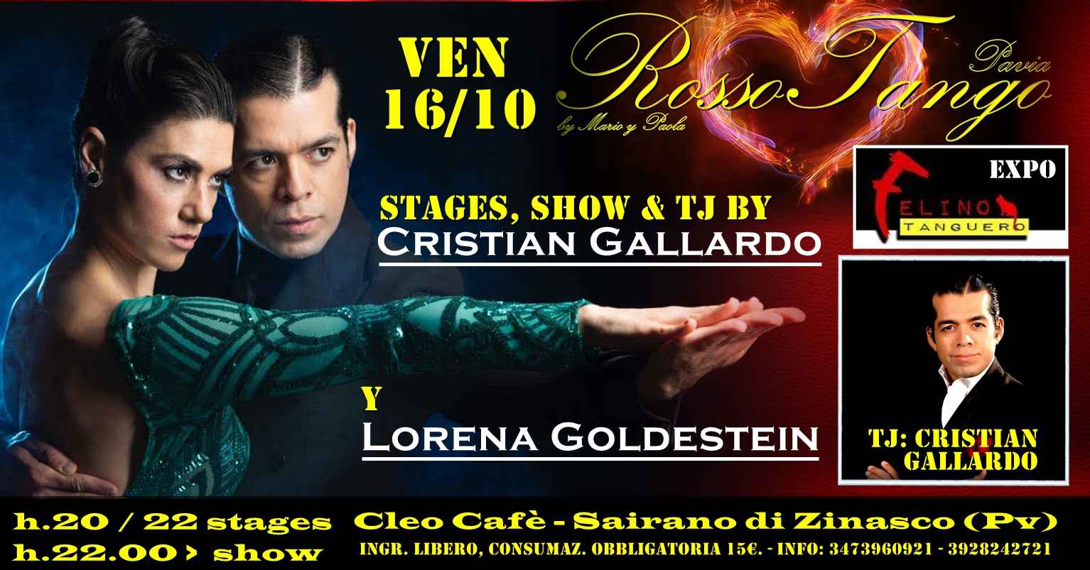 Rossotango con L. Goldestein y C. Gallardo, Stage & Show