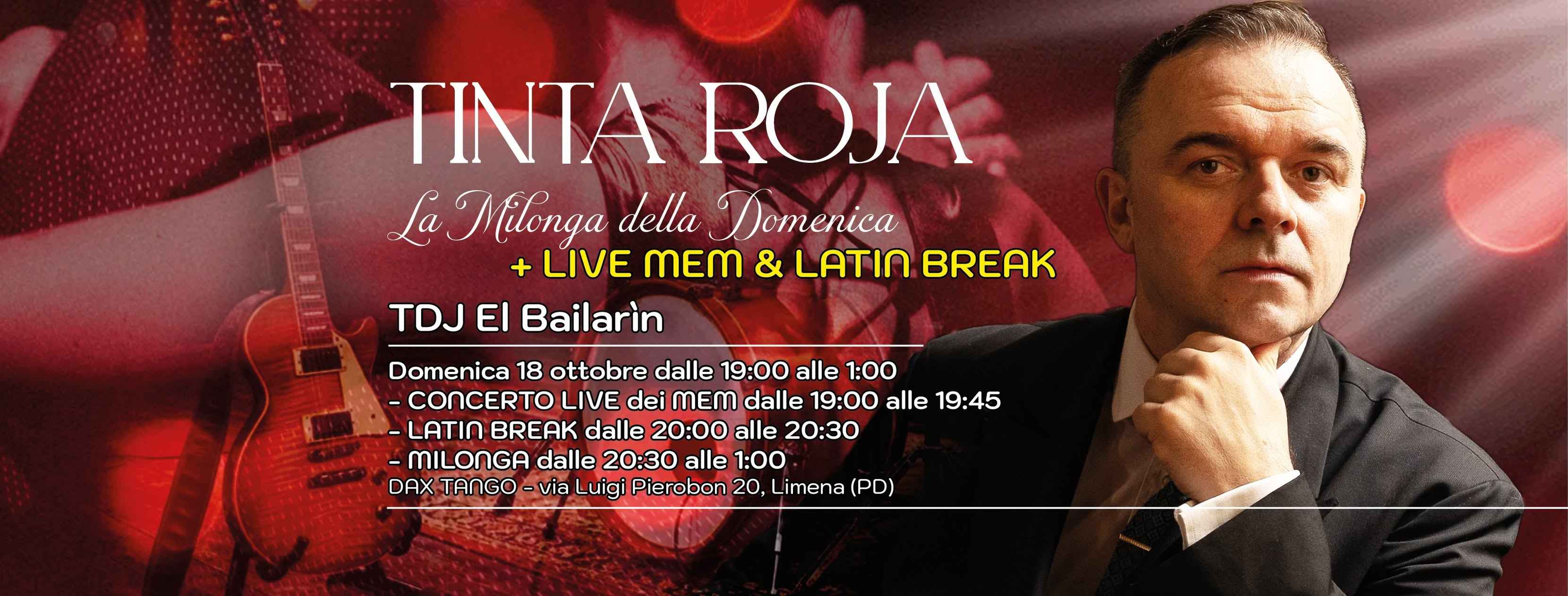 Milonga Tinta Roja Special Edition Tdj El Bailarin - Live Mem - Latin Break