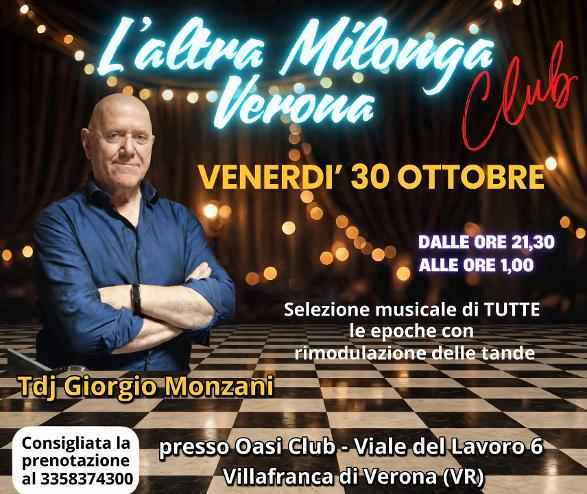 L'altra Milonga Club Verona" presso l'oasi Club di Villafranca di Verona
