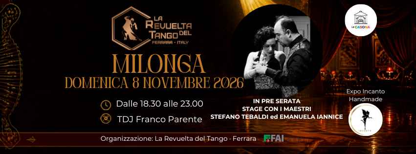 Milonga "la Revuelta del Tango" Ferrara