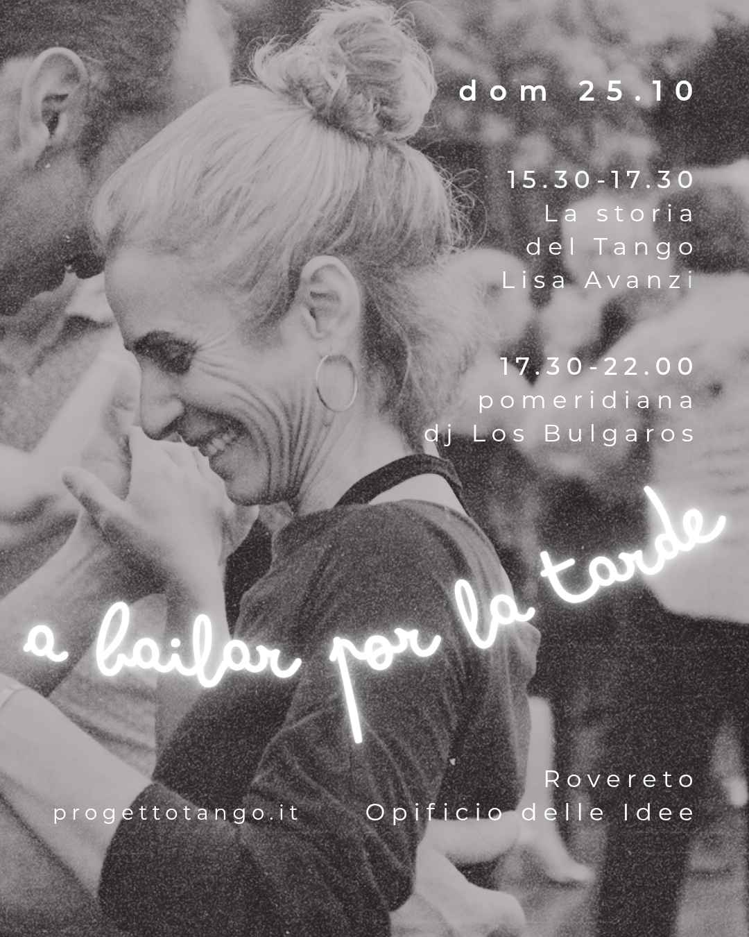 A bailar por la tarde + Charla con Lisa Avanzi