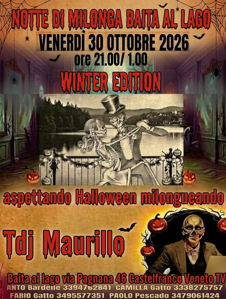 Halloween Tango Night @ Baita al Lago - tdj Maurillo