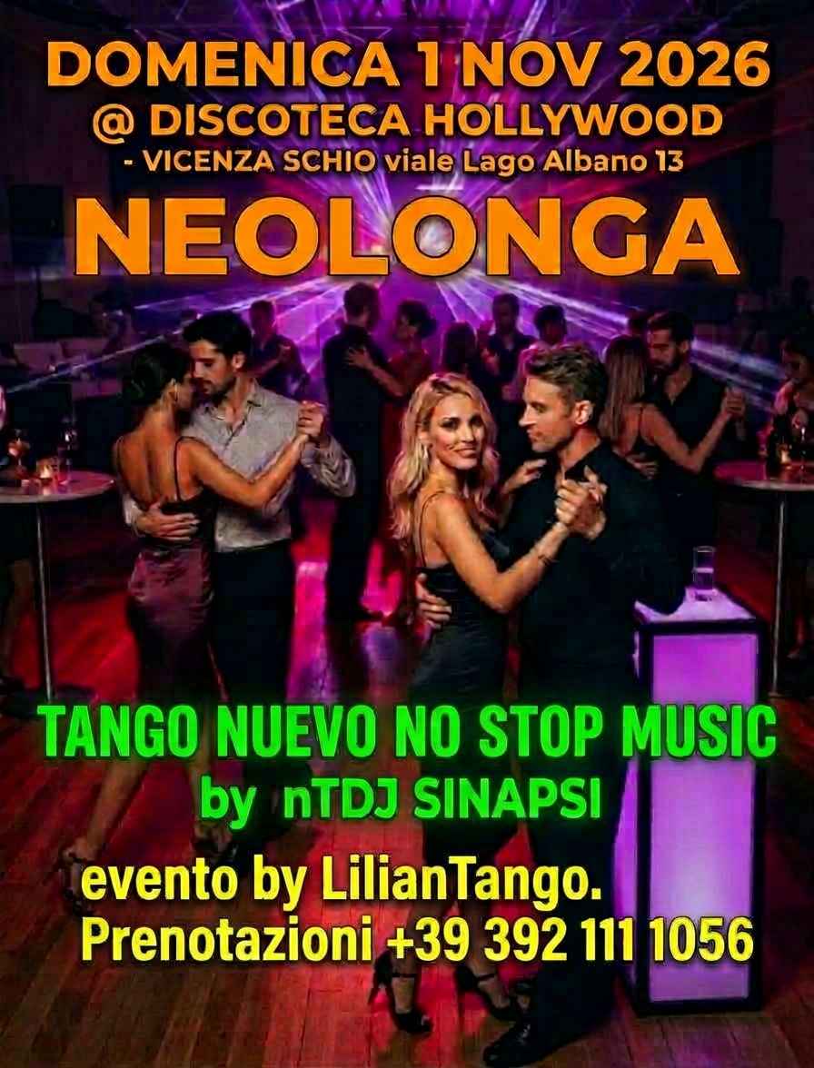 Tango Nuevo & Neotango A Vicenza - Schio Due Dj Due Sale Tango Moderno & Tango Tradizionale