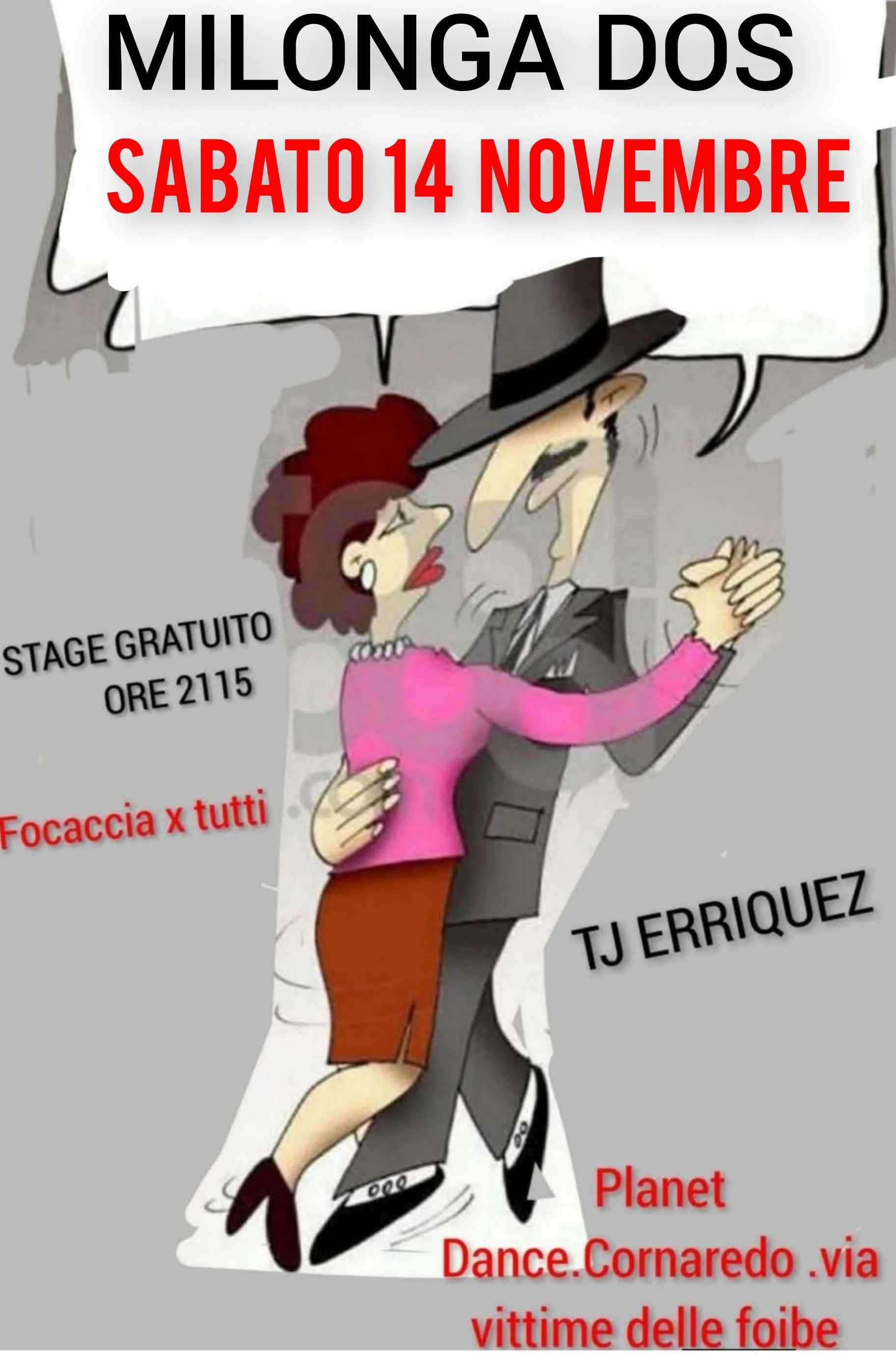 Milonga Dos ..tj Erriquez.. Stage Gratuito