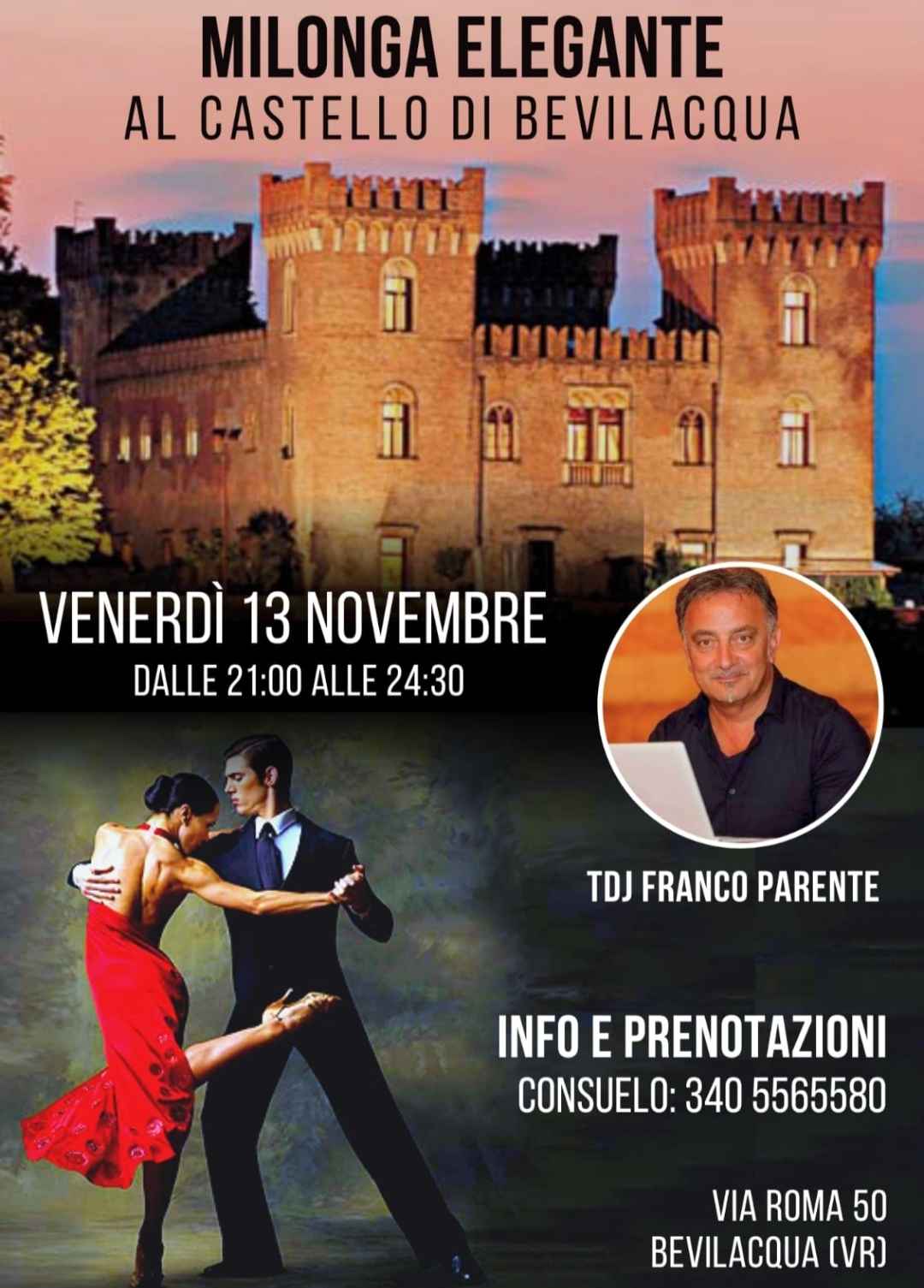 Milonga elegante al Castello di Bevilacqua -tdj Franco Parente